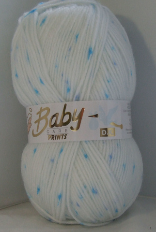 Baby Care Prints DK 10 x 100g Balls Polka Dot - Click Image to Close